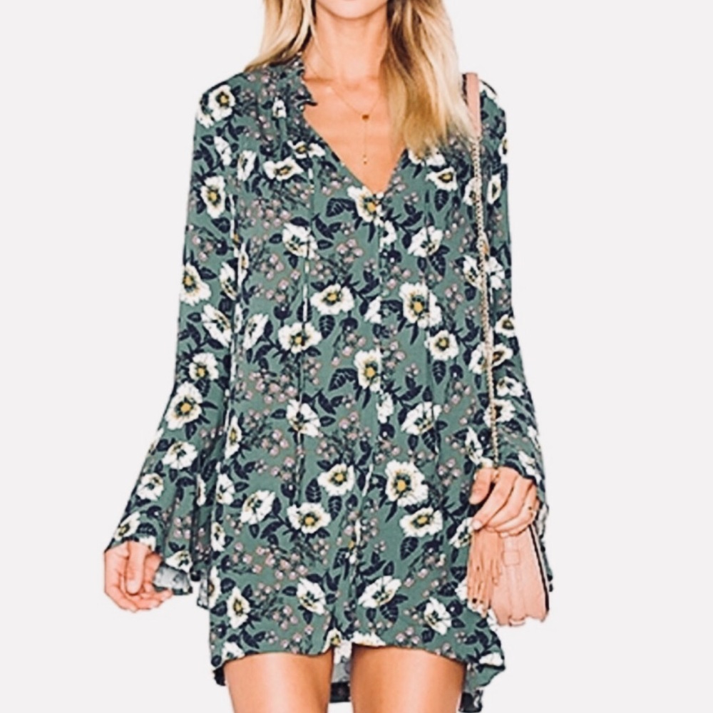 Free People Bell Sleeve Tunic